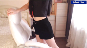 M'Lady Jessy in Hot Pants Quickie Chair Tease