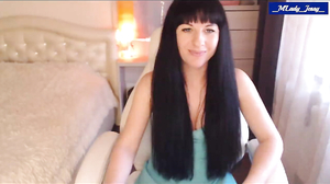 M'Lady Jessy Teal Dress Nakey-Butt Pussy Fingerin'
