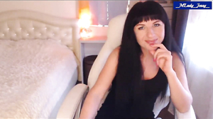 M'Lady Jessy Pantyless Clit Caresses & Pussy Fingerin'