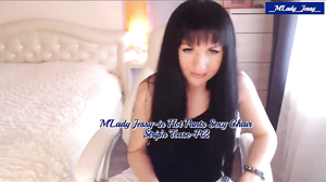 2020-08-13-M'Lady Jessy-in Hot-Pants SexyChairStrip Pt2