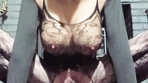 Sissy Fuckdoll Rides Huge Dildo