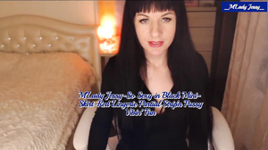 2020-10-14-M'Lady Jessy-So Sexy in Black Mini-Skirt