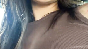 Angelina dildo in car