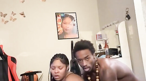 Curvy Ebony Slut Get Load Of Cum After Rough Bbc Pounding Live At