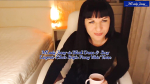 2021-03-01-M'Lady Jessy-Black Dress-Sexy Lingerie