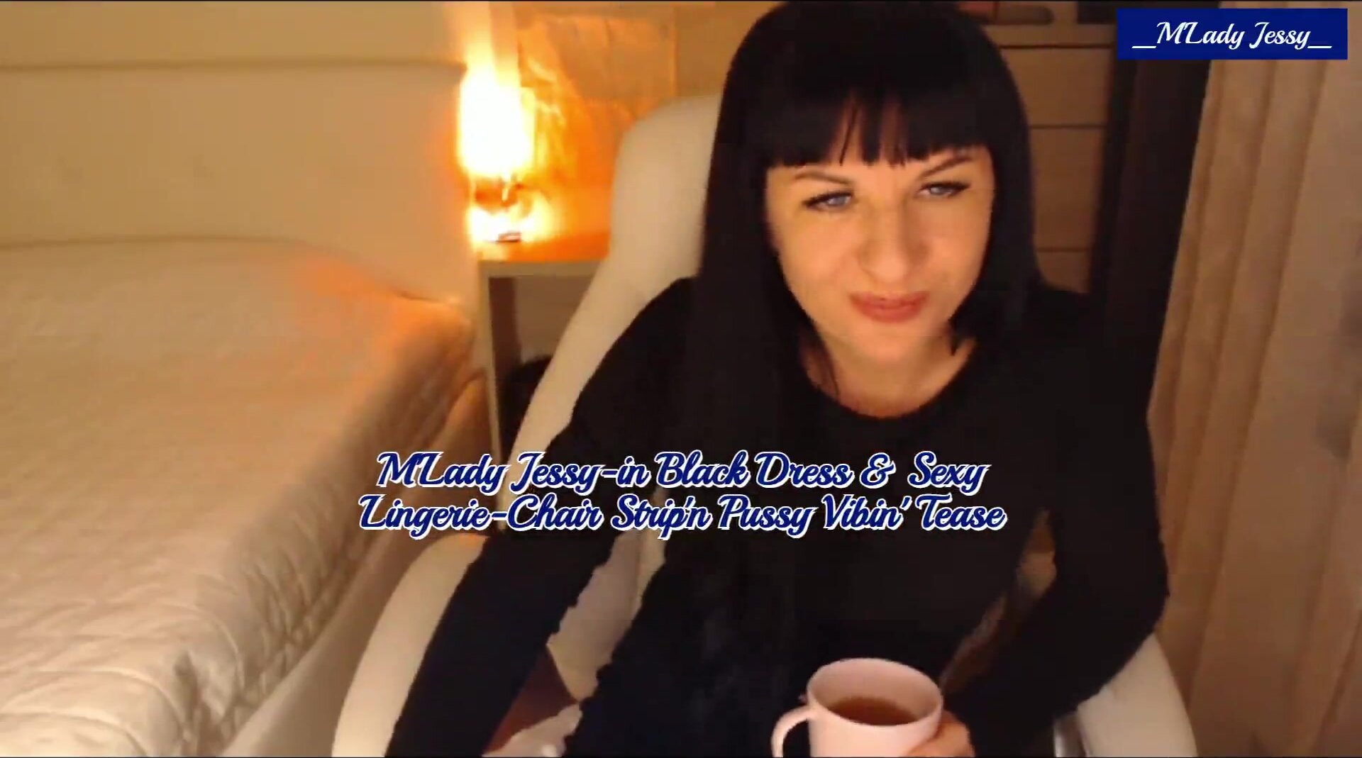 2021-03-01-M'Lady Jessy-Black Dress-Sexy Lingerie