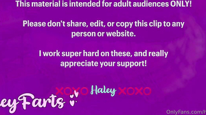 Haley farts Lazy Stinky Game Day Gamer Girls Toxic Fart