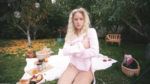 Heyb@nan  blonde outdoors drone