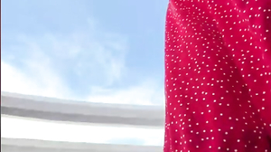 squirt on balcony