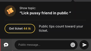 S4ra_Fun pussy eating in public ticket show