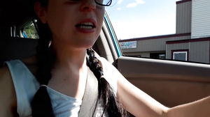 Public Masturbation: Inserting a Tampon While Driving