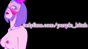 Leeloo Dallas Cosplay Teen Fingering Ass and Pussy Homemade (Purple Bitch)