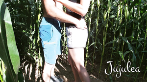 Jujulea - Horny Farmer's Daughter Fucked In The Middle