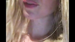 Blonde Striptease and Squirting Solo