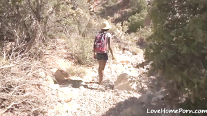 Isabel in hiking for a stiff cock
