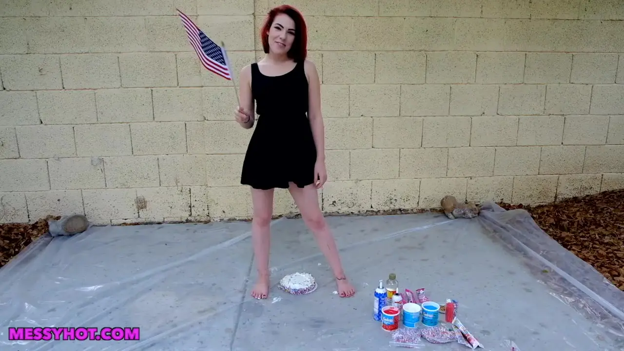 TrinityMay33 - 4th of july freedom cake porn day