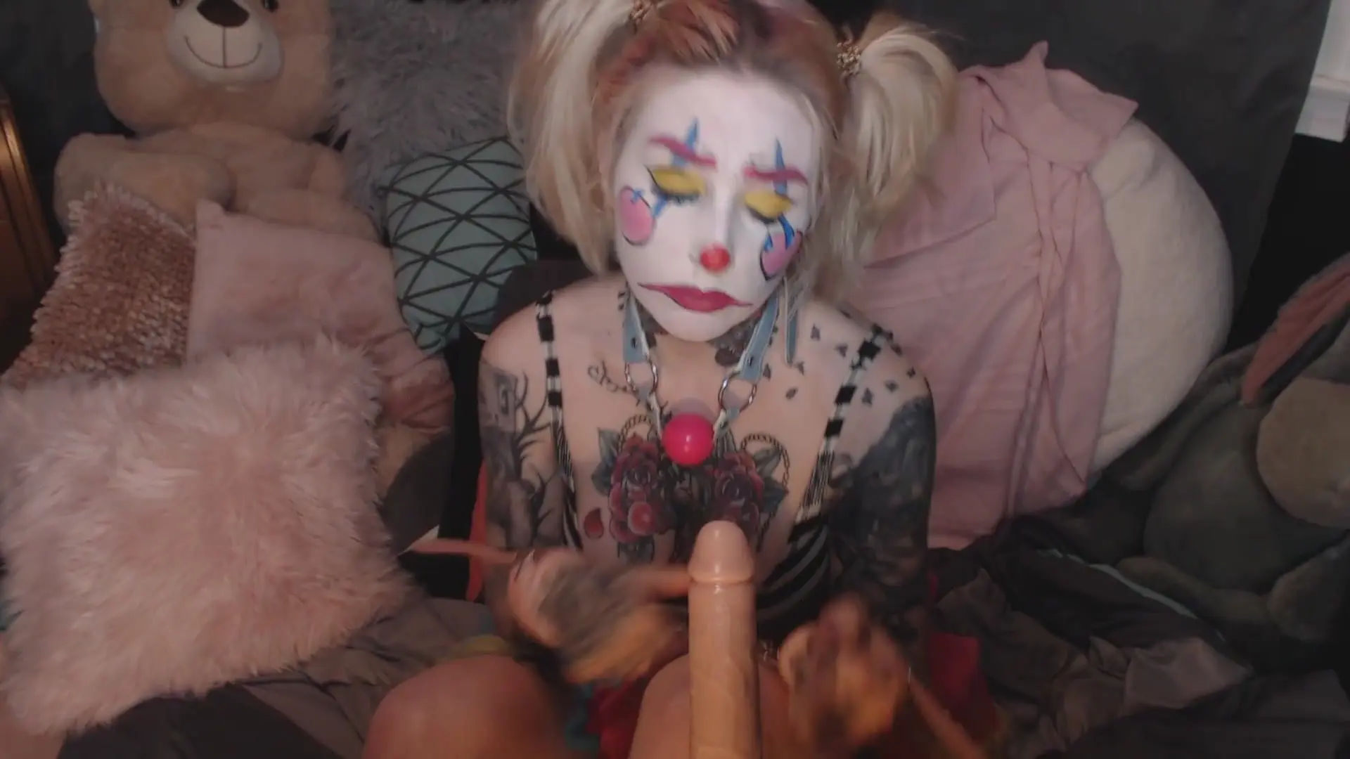 Slutty spice - sad submissive clown slave