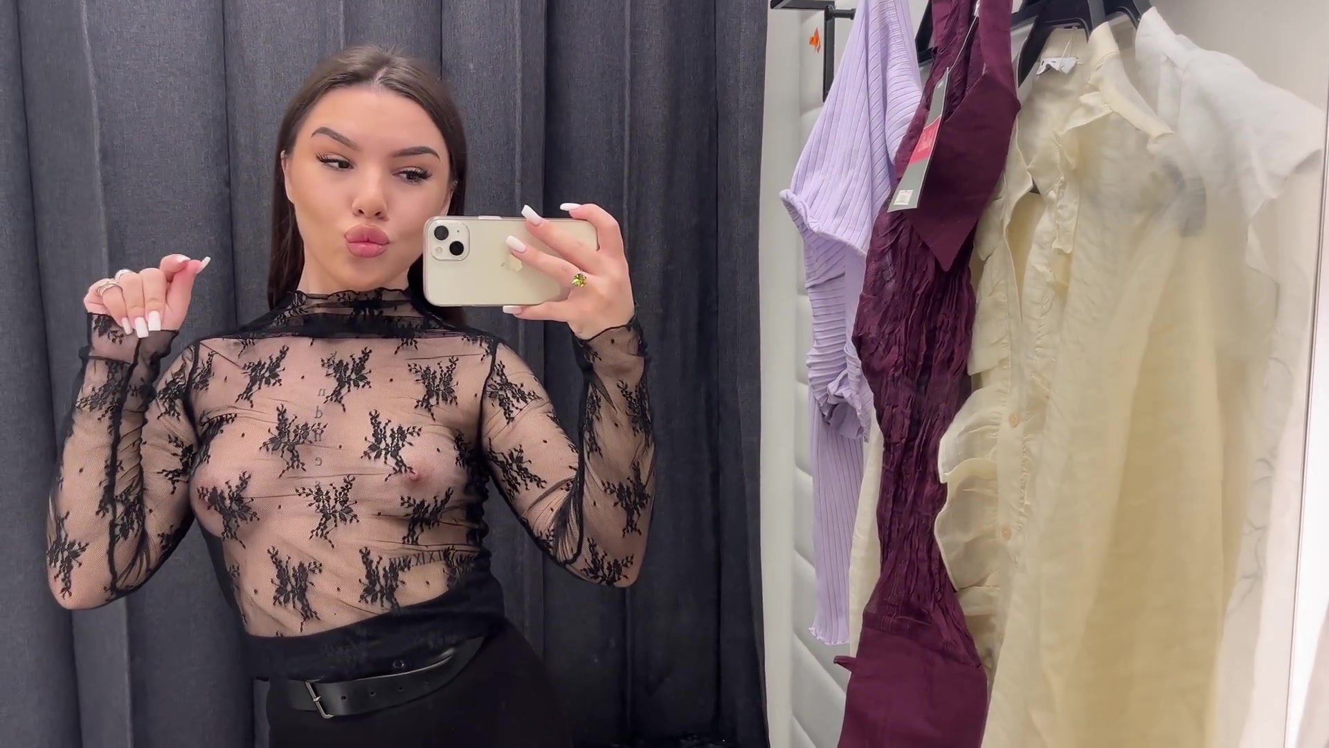 Transparent Lingerie try on haul