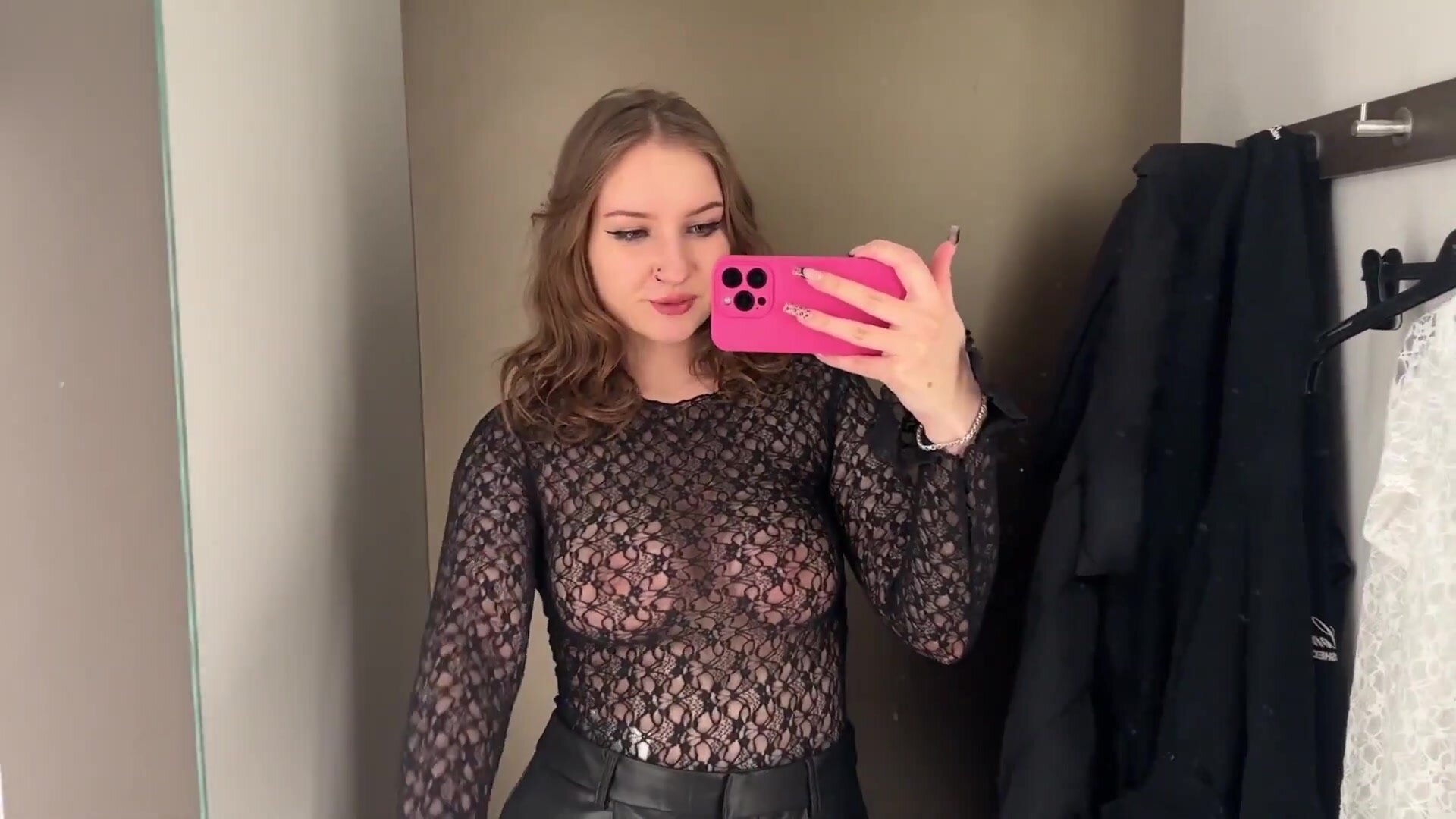 Transparent Lingerie try on haul