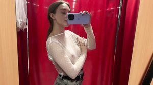 Transparent Clothes try on haul
